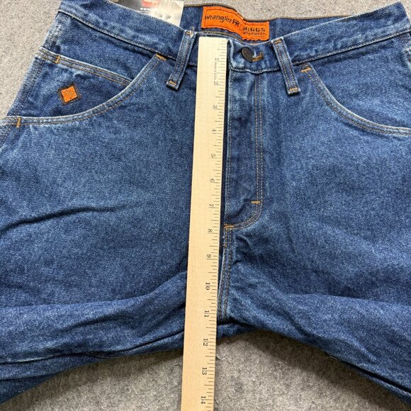 Wrangler Flame Resistant Jeans Men 32 x 30 Blue Relaxed Fit FR3W050 - Picture 16 of 16